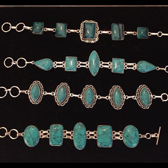 .925 Sterling Silver/Turquoise $60.00 - Picture 1 of 1